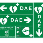 Signalétique DAE set de 5