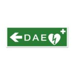 Signalétique 'DAE flèche à gauche'