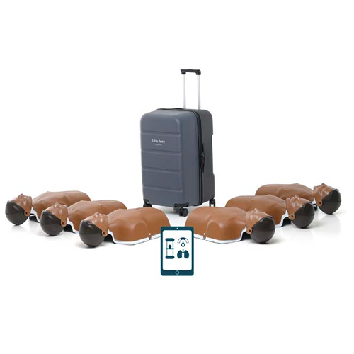 Laerdal  Little Anne QCPR Pack 6 mannequins (version noire)